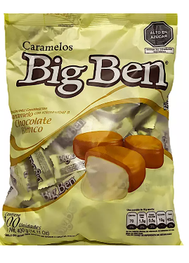 Big Ben Caramelo Relleno x 100 UND